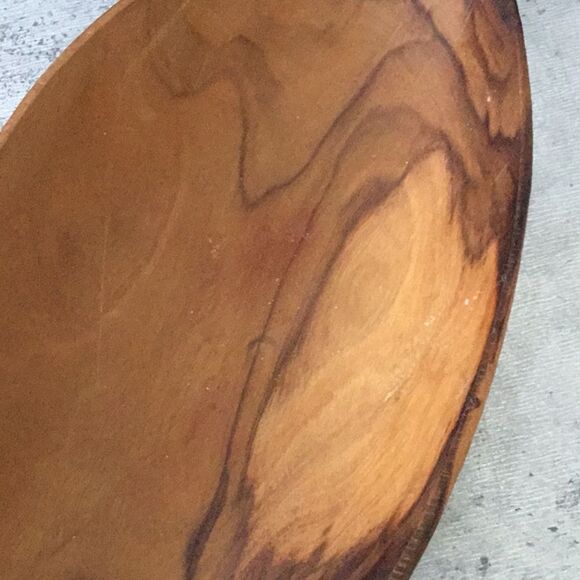 Wooden leaf dish wood natural carved nature simple minimal organization - Picture 4 of 4